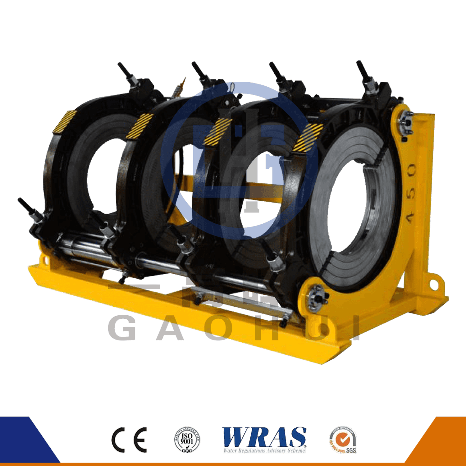 450 hydrauliczny półautomatyczny maszyna do spawania rur HDPE HDPE