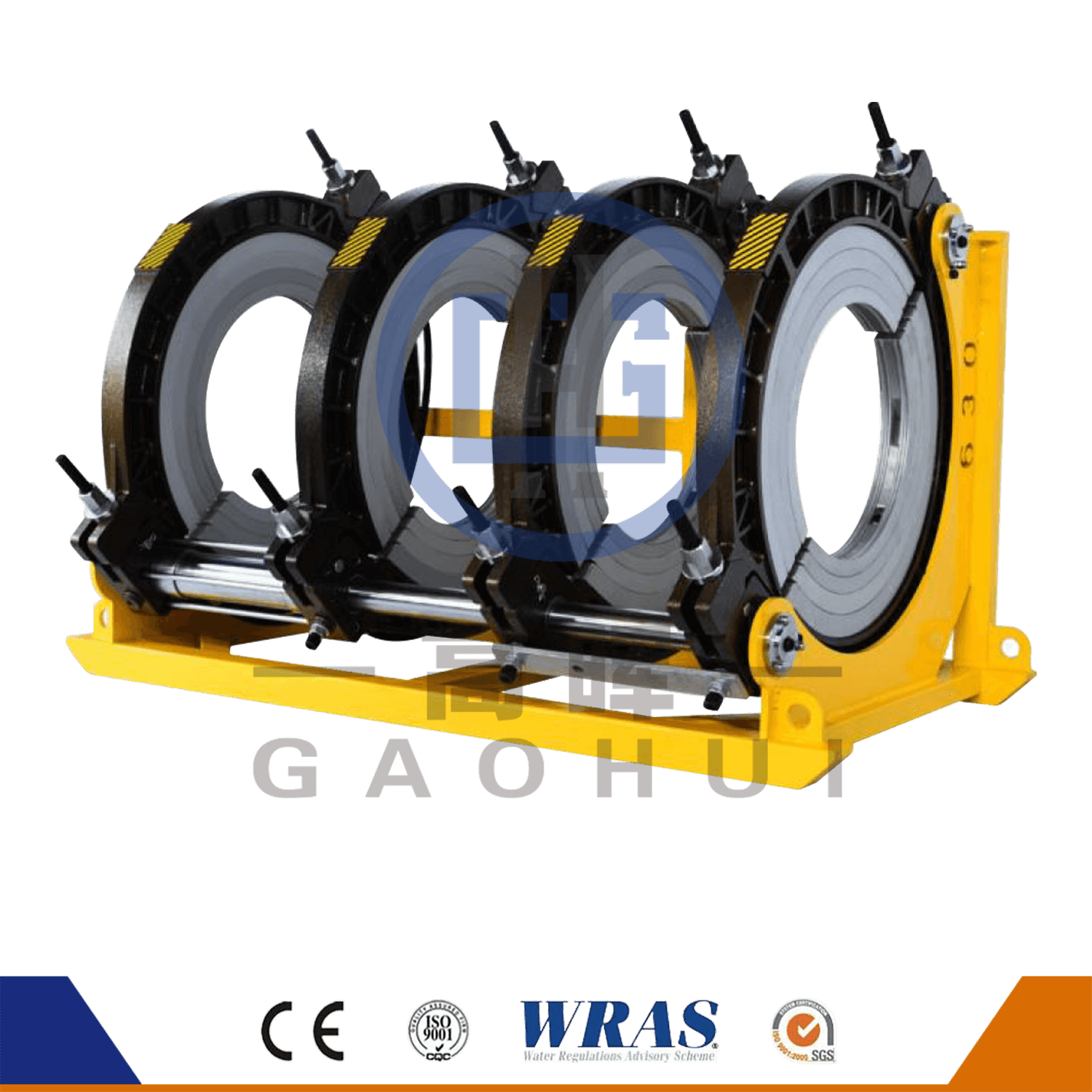 630 rurka HDPE hydrauliczna półautomatyczna maszyna spawalnia fuzji tyłka