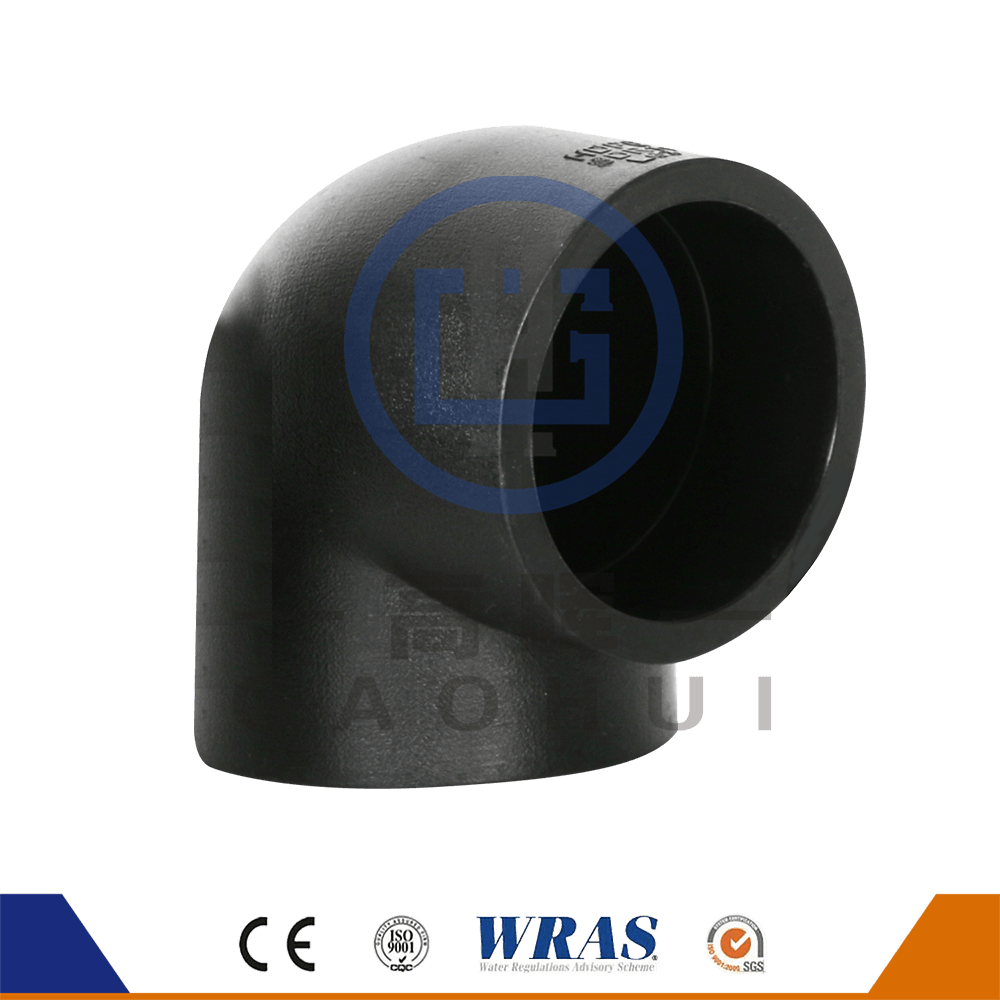 Fusion gniazda HDPE 90 ° łokieć